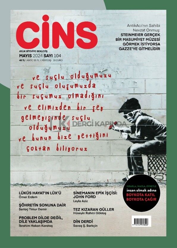 Cins 104.Sayı Mayıs 2024
