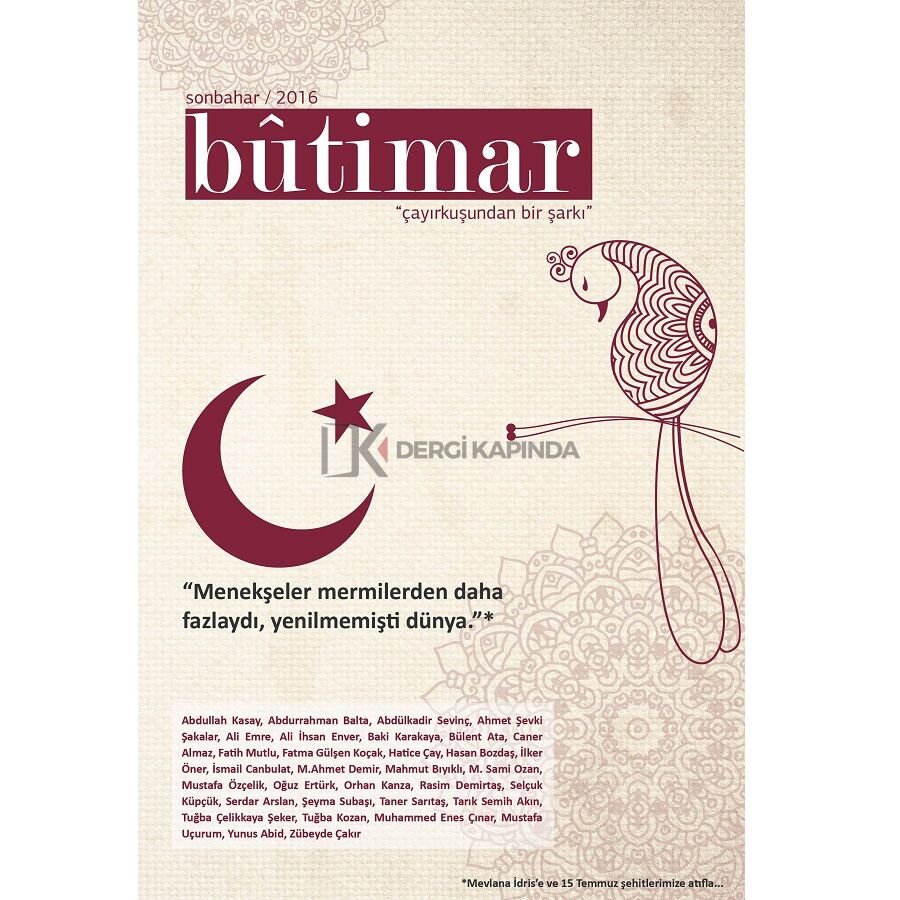 Bûtimar 2.Sayı Sonbahar 2016