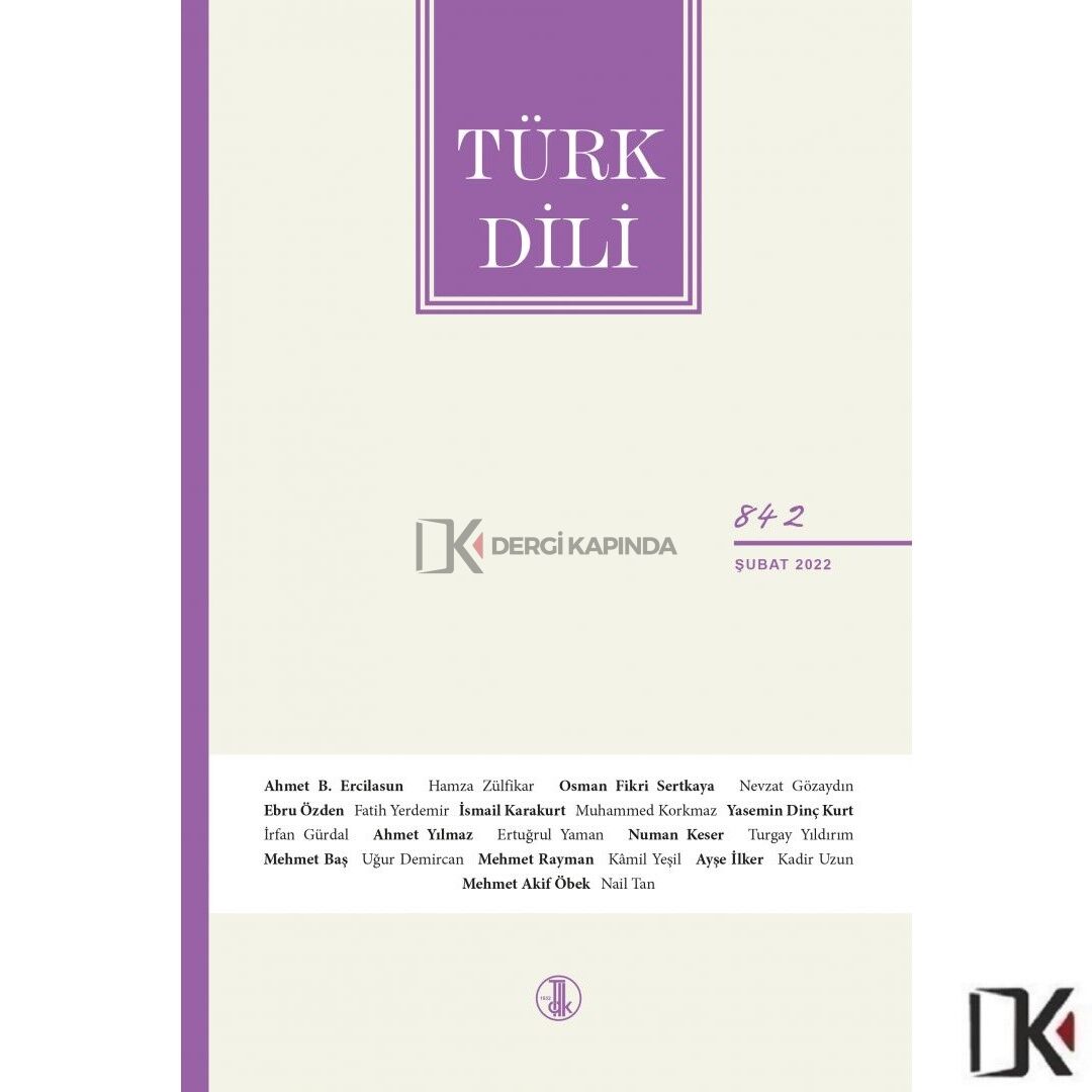 Türk Dili 842.Sayı Şubat 2022