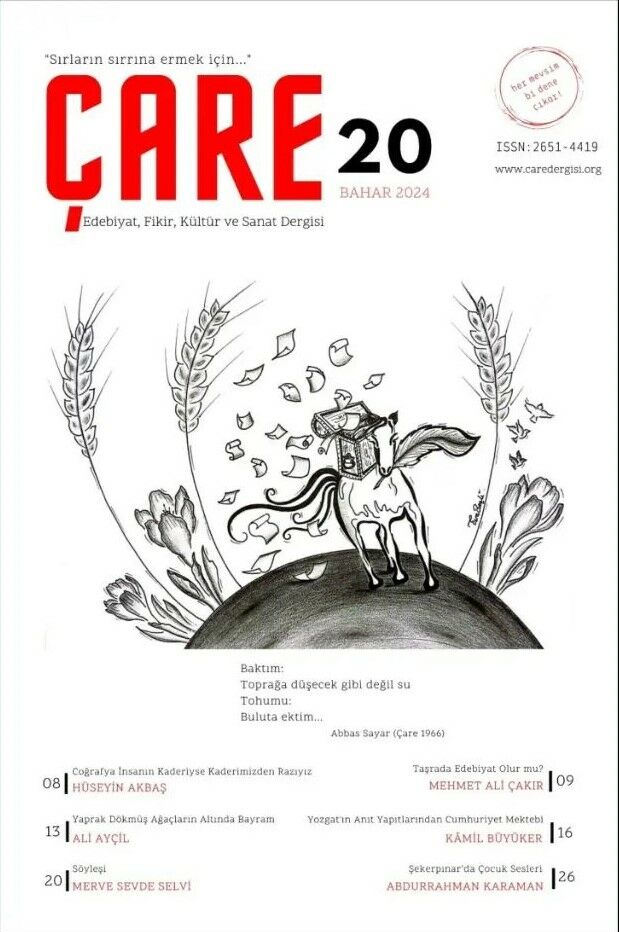 Çare 20.Sayı Bahar 2024