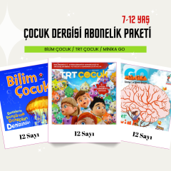 7-12 Yaş Çocuk Dergisi Abonelik Yıllık Paketi  (Mayıs 2025 - Nisan 2026)