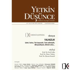 Yetkin Düşünce 16.Sayı Ekim-Aralık 2021
