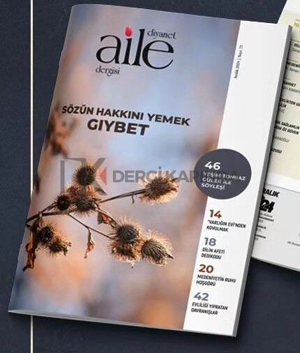 Diyanet Aile Dergi 72.Sayı Aralık 2024