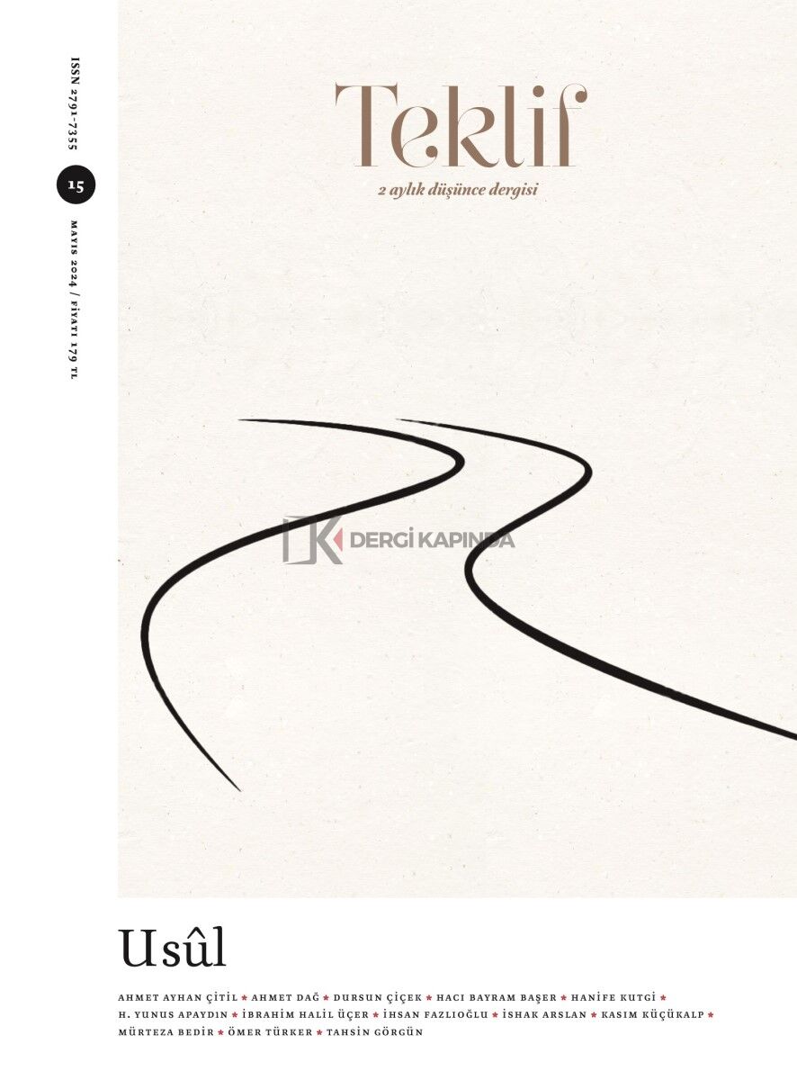 Teklif 15.Sayı Mayıs 2024
