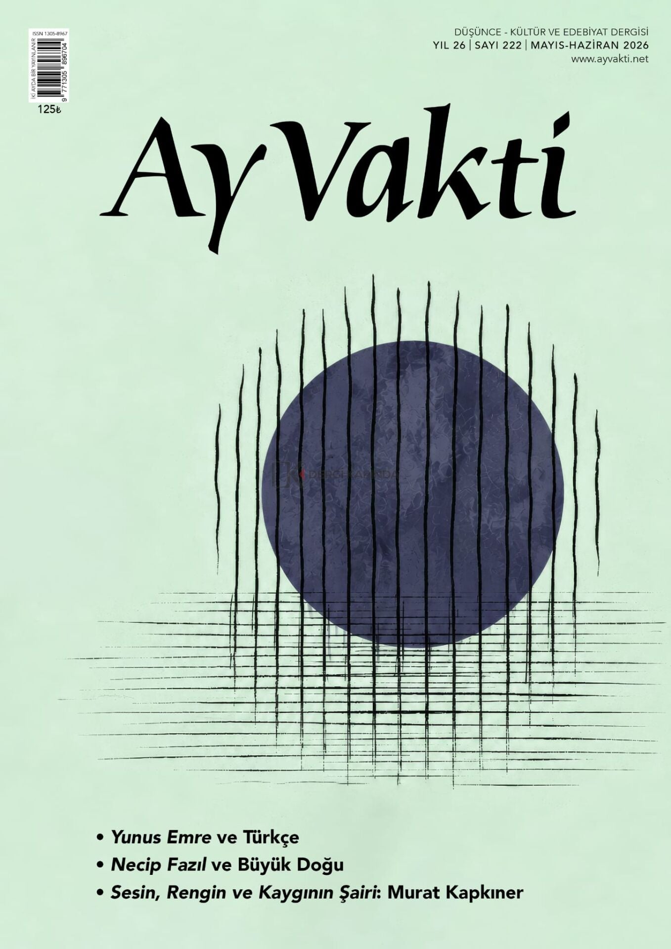 Ay Vakti Dergi 222.Sayı Mayıs-Haziran 2026