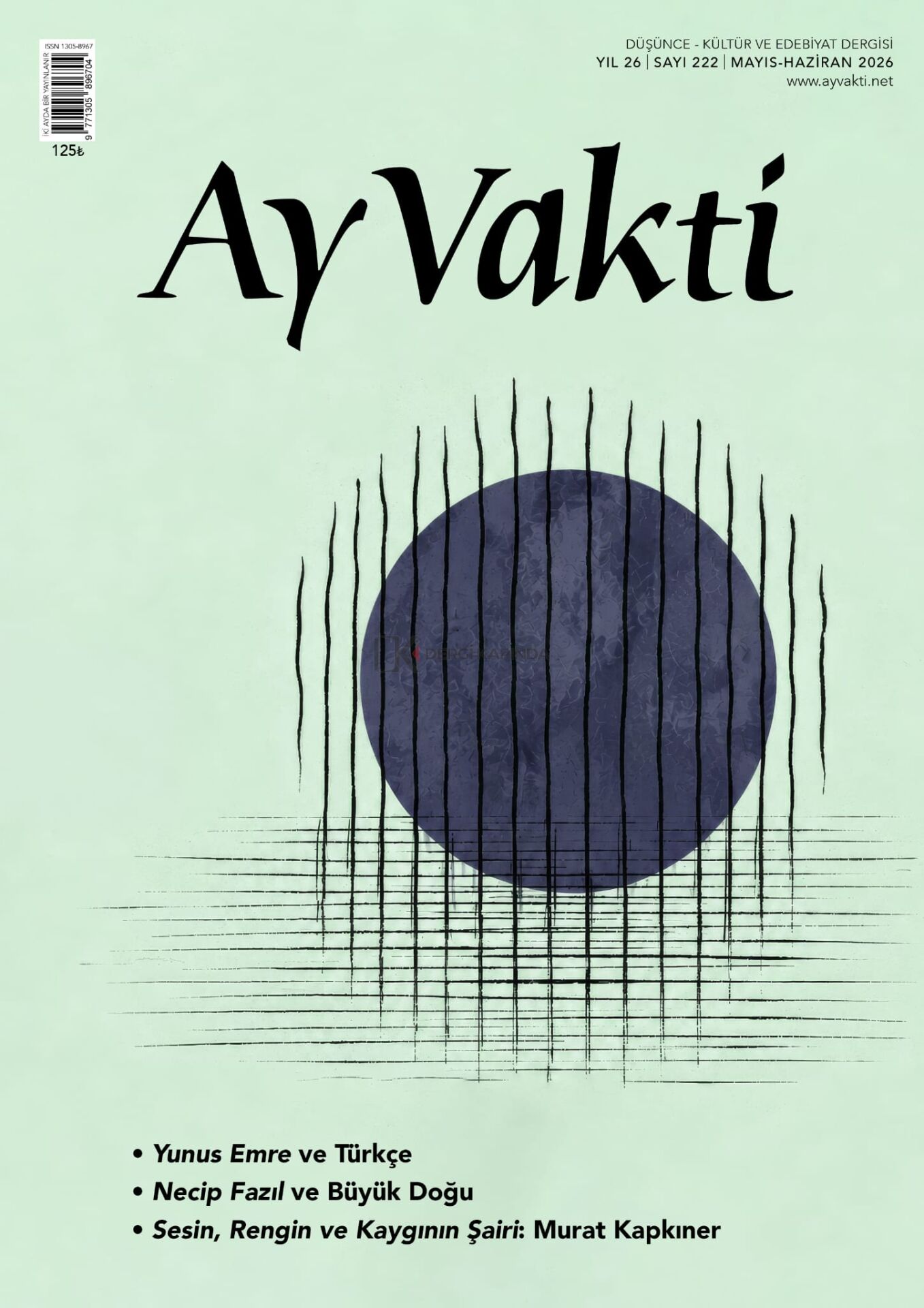 Ay Vakti Dergi 222.Sayı Mayıs-Haziran 2026