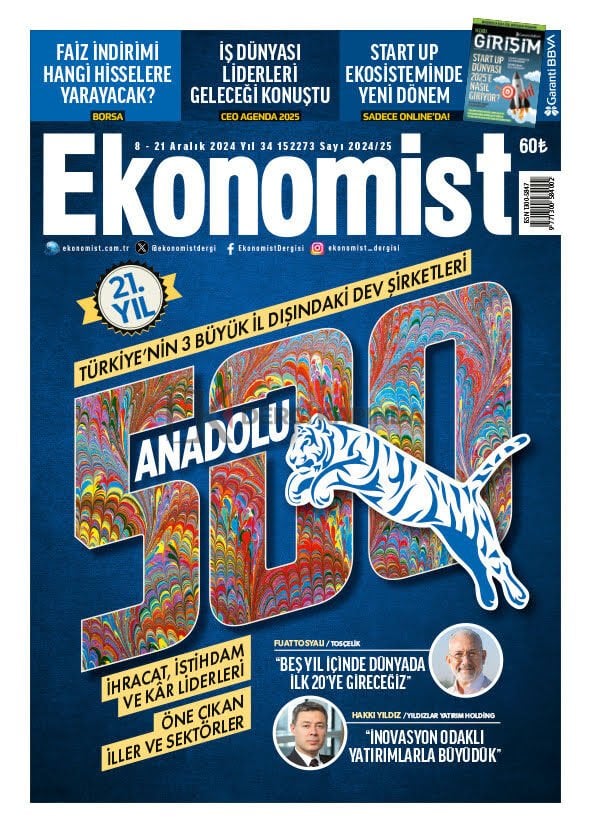 Ekonomist Dergi 8 Aralık - 21 Aralık 2024