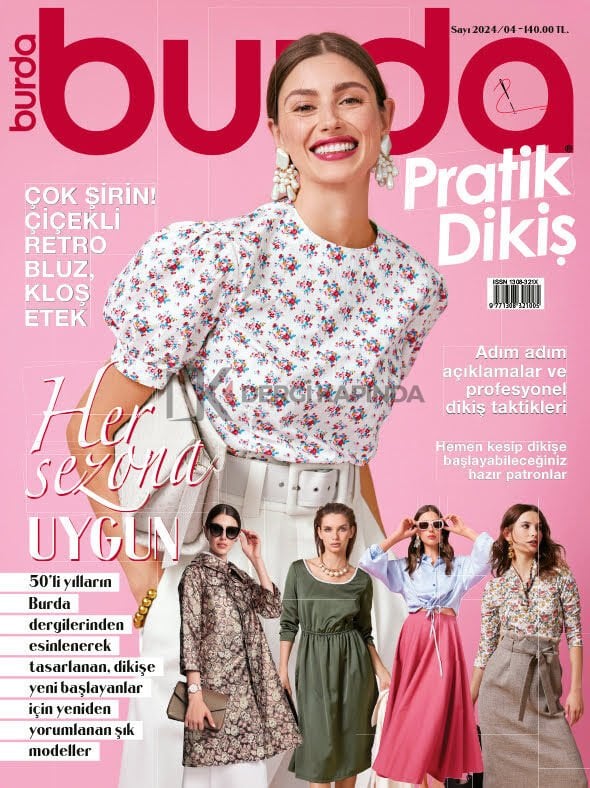 Burda Dergi Pratik Dikiş 2024/04