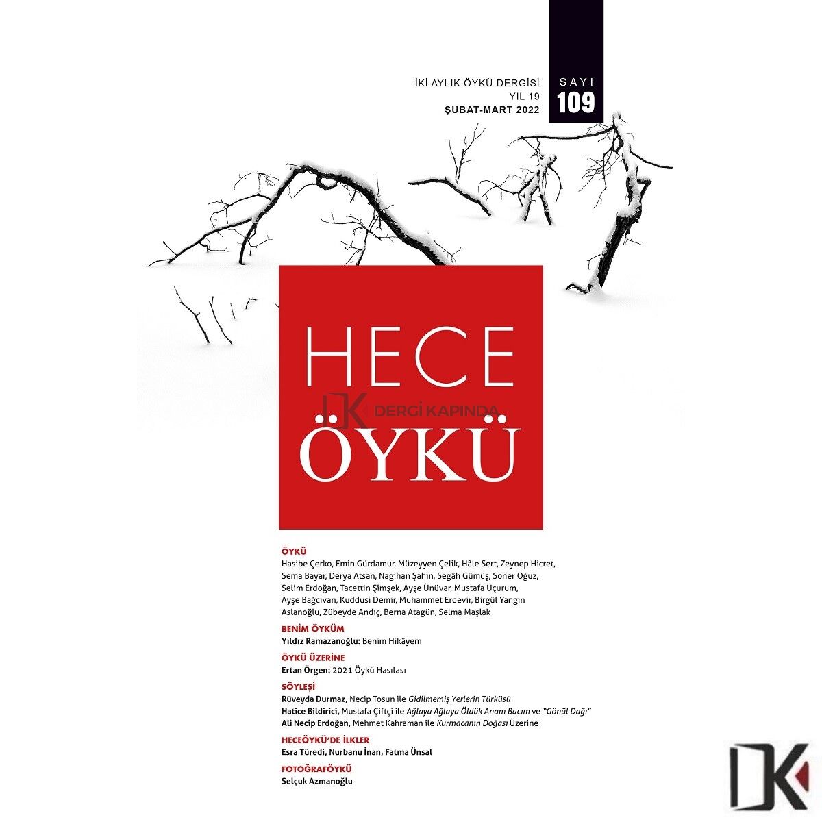 Hece Öykü 109.Sayı Şubat-Mart 2022