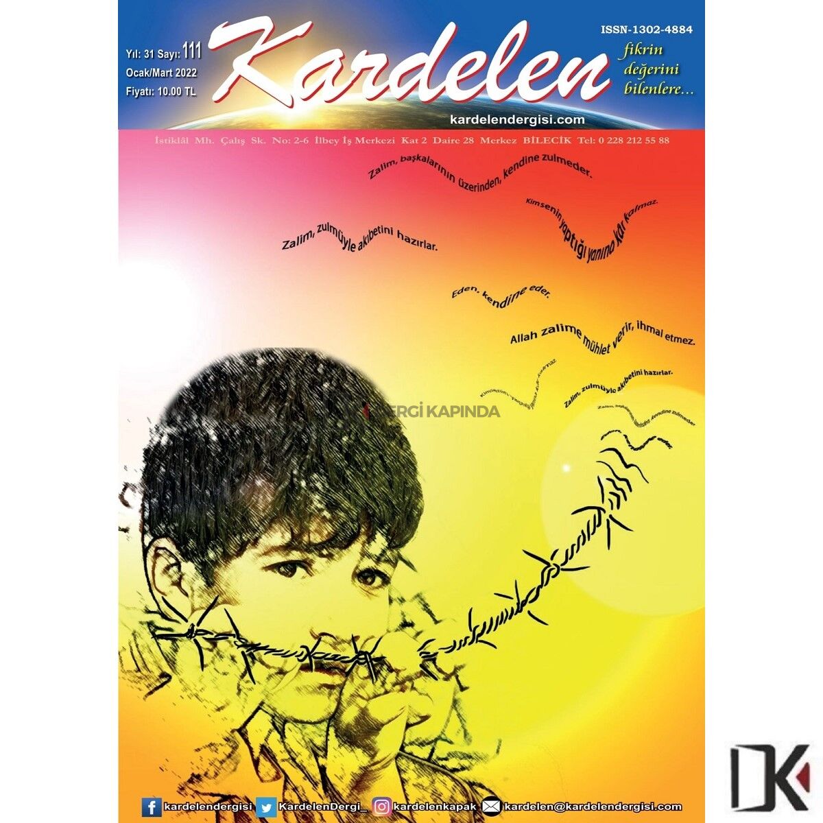Kardelen 111.Sayı Ocak-Mart 2022