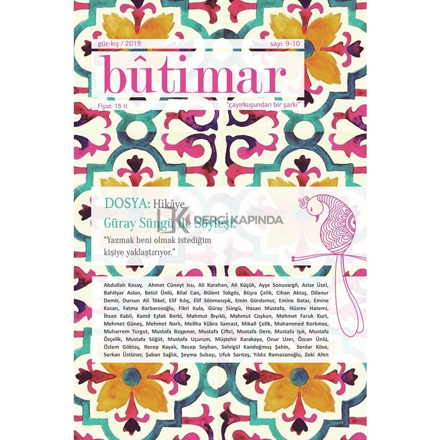 Bûtimar 9-10.Sayı Güz-Kış 2019