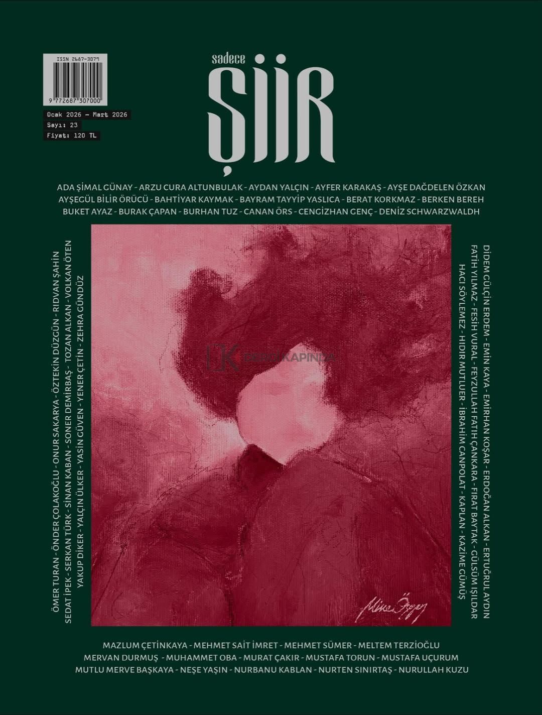 Sadece Şiir Dergi 23.Sayı Ocak-Mart 2026