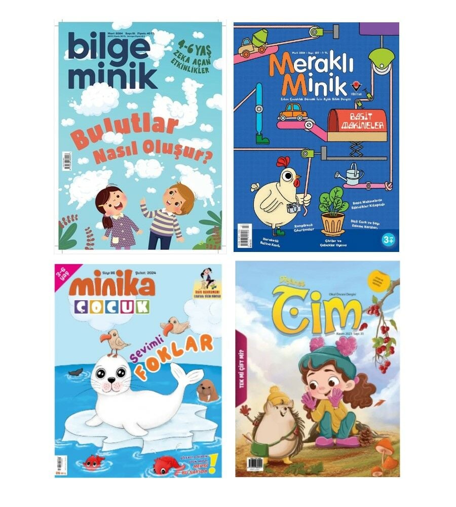 3-6 Yaş Çocuk Dergisi Yıllık Abonelik Paketi  (Mayıs 2025 - Nisan 2026)