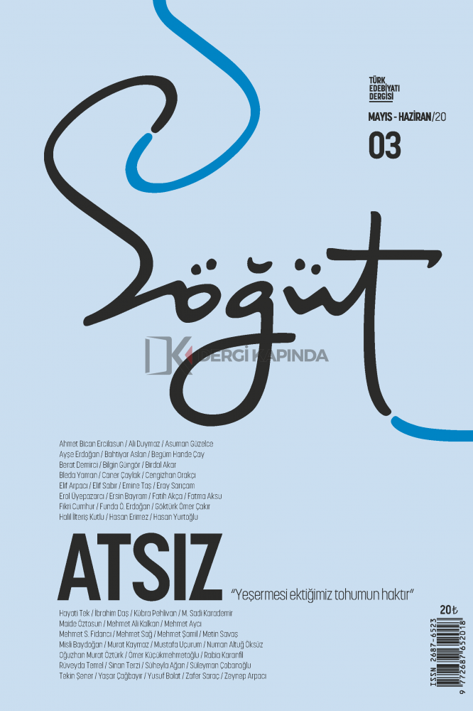 Söğüt 3.Sayı Mayıs-Haziran 2020