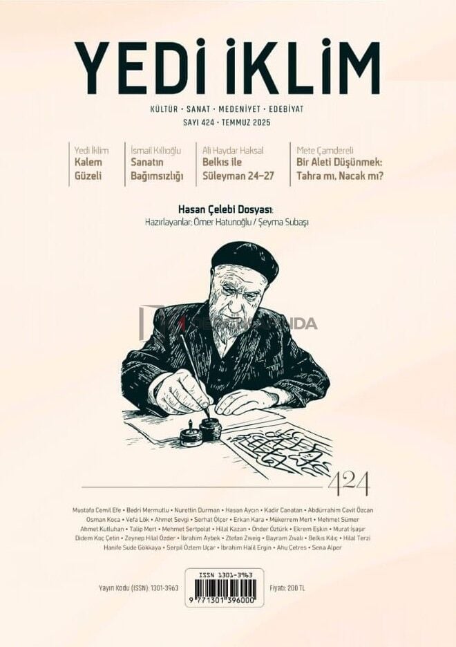 Yedi İklim Dergi 424.Sayı Temmuz 2025