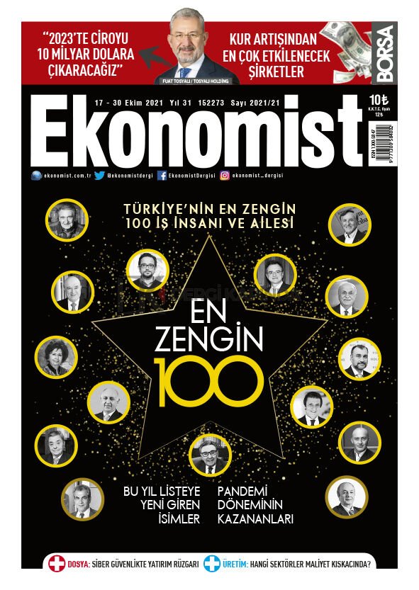 Ekonomist 17 Ekim - 30 Ekim 2021