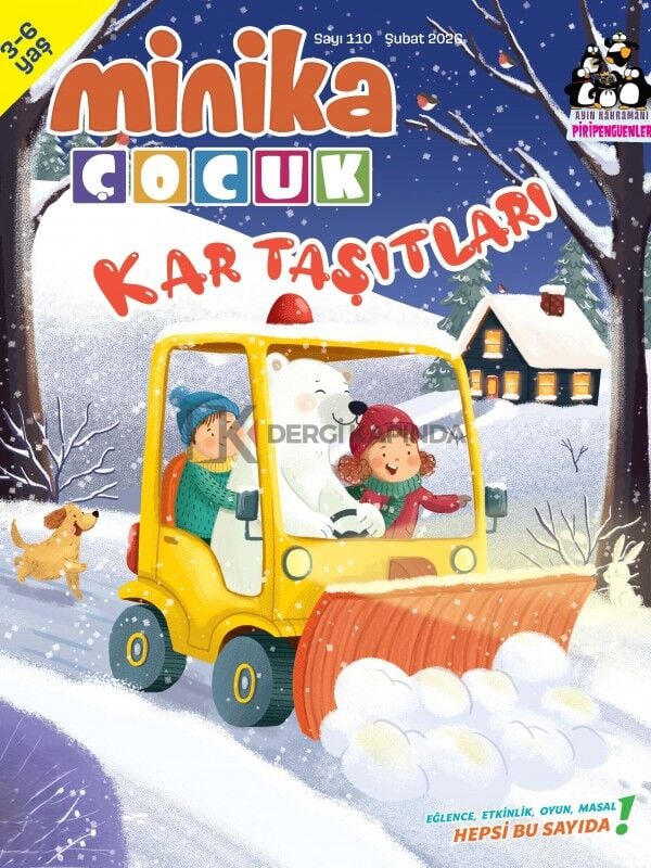 Minika Çocuk Dergi Şubat 2026 (3-6 yaş)