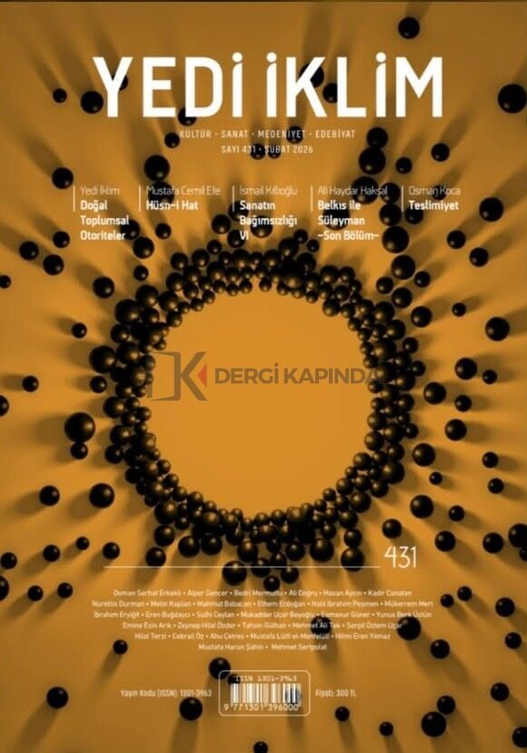 Yedi İklim Dergi 431.Sayı Şubat 2026