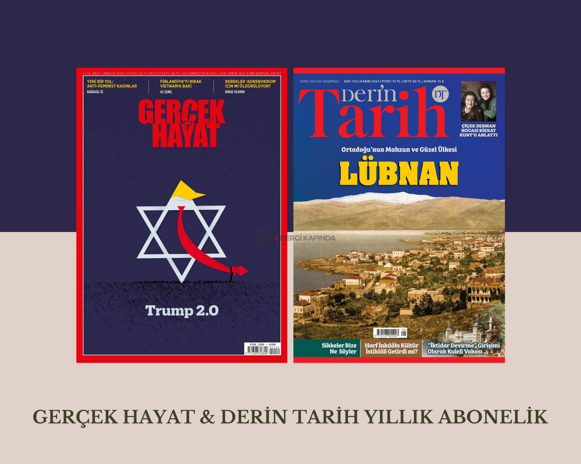 Gerçek Hayat + Derin Tarih Yıllık Abonelik (Mayıs 2025 - Nisan 2026)