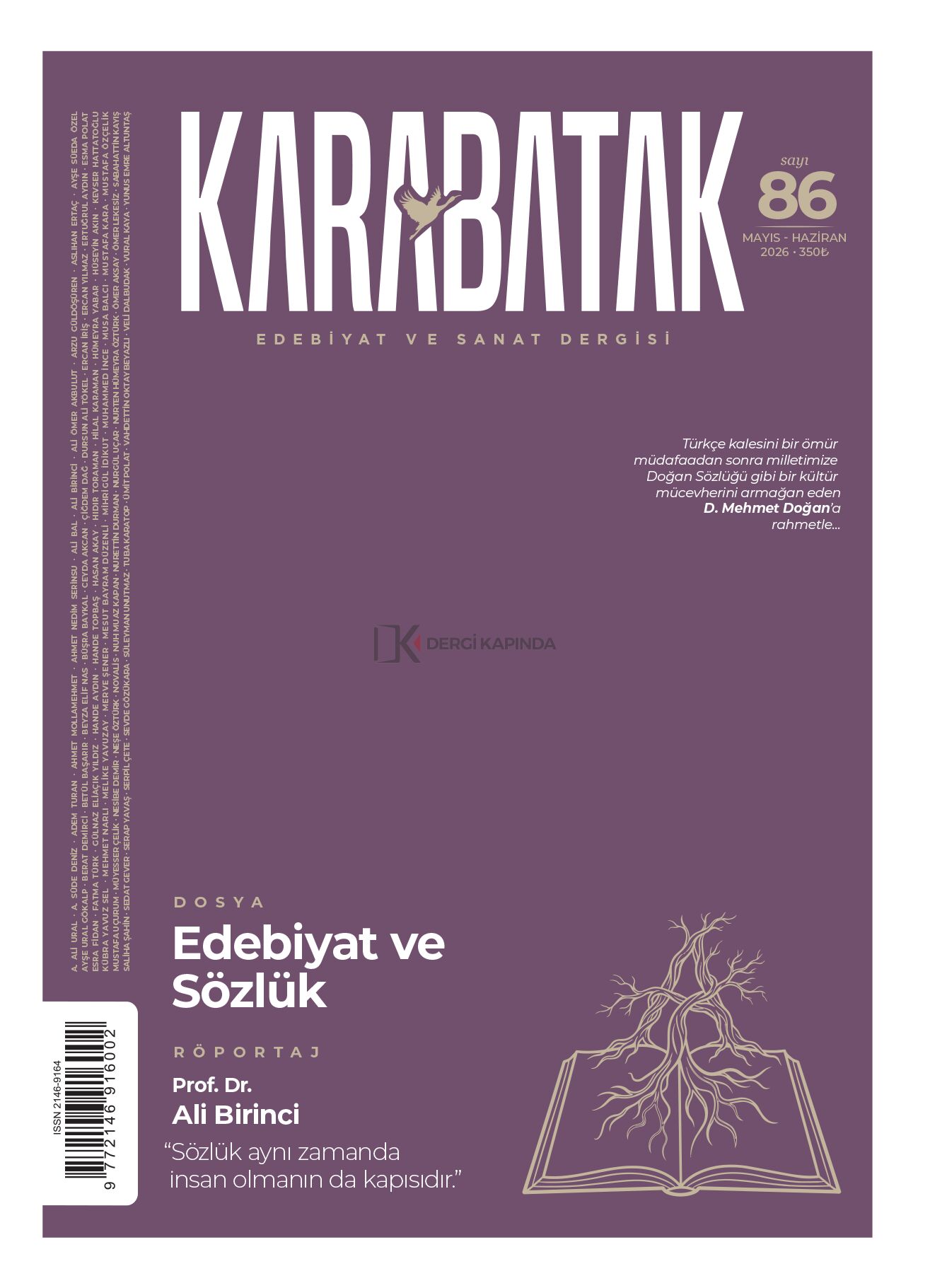 Karabatak Dergi 86.Sayı Mayıs-Haziran 2026