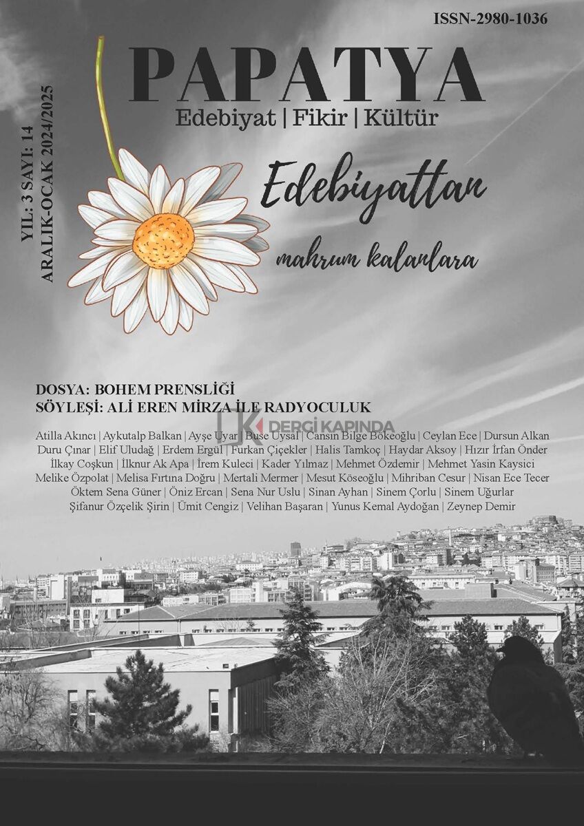 Papatya Dergi 14.Sayı Aralık 2024 - Ocak 2025