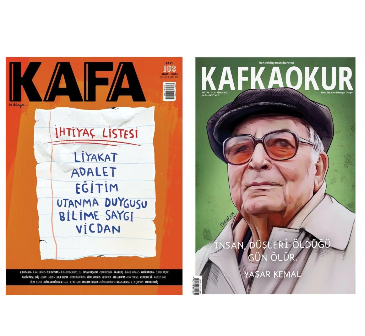 Kafa Dergi + Kafkaokur Dergi Yıllık Abonelik   (Mayıs 2025 - Nisan 2026)