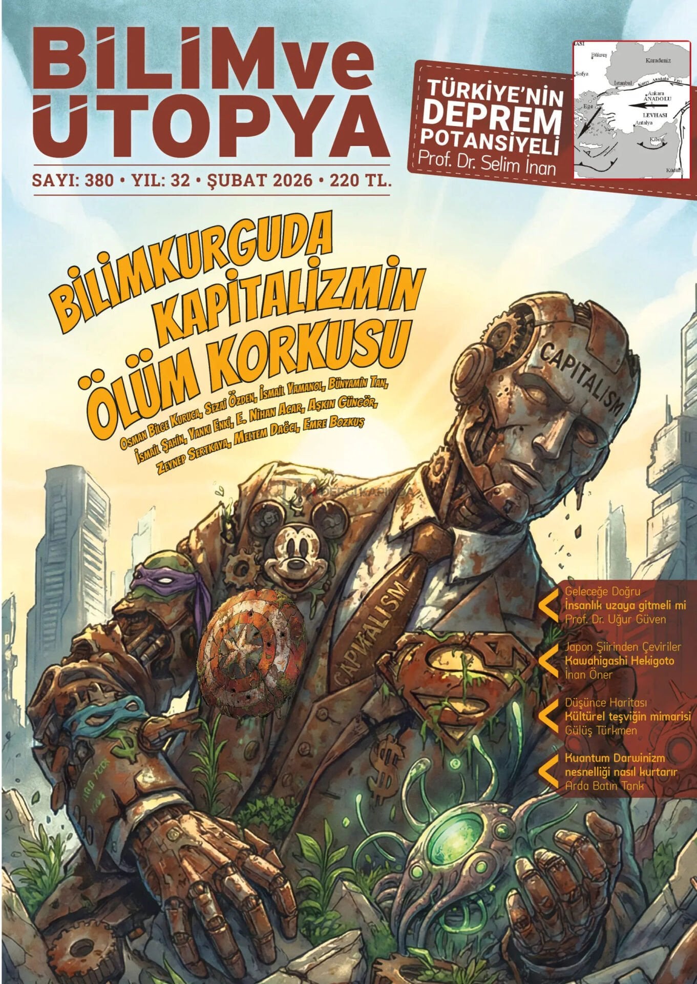 Bilim ve Ütopya Dergi 380.Sayı Şubat 2026