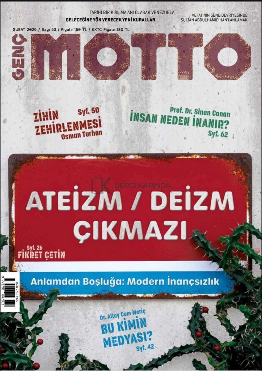 Genç Motto Dergi 53.Sayı Şubat 2026
