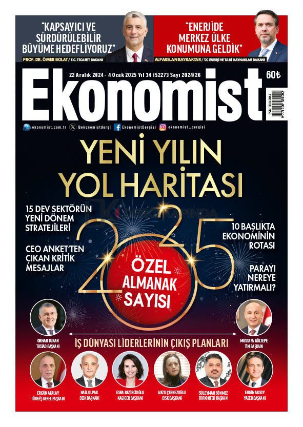 Ekonomist Dergi 22 Aralık 2024 - 4 Ocak 2025