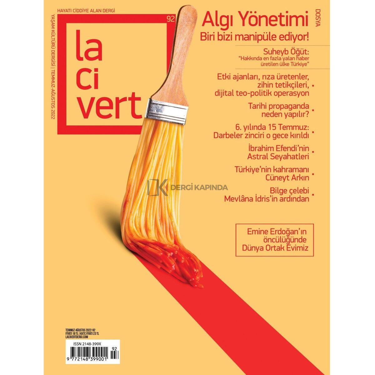 Lacivert 92.Sayı Temmuz-Ağustos 2022