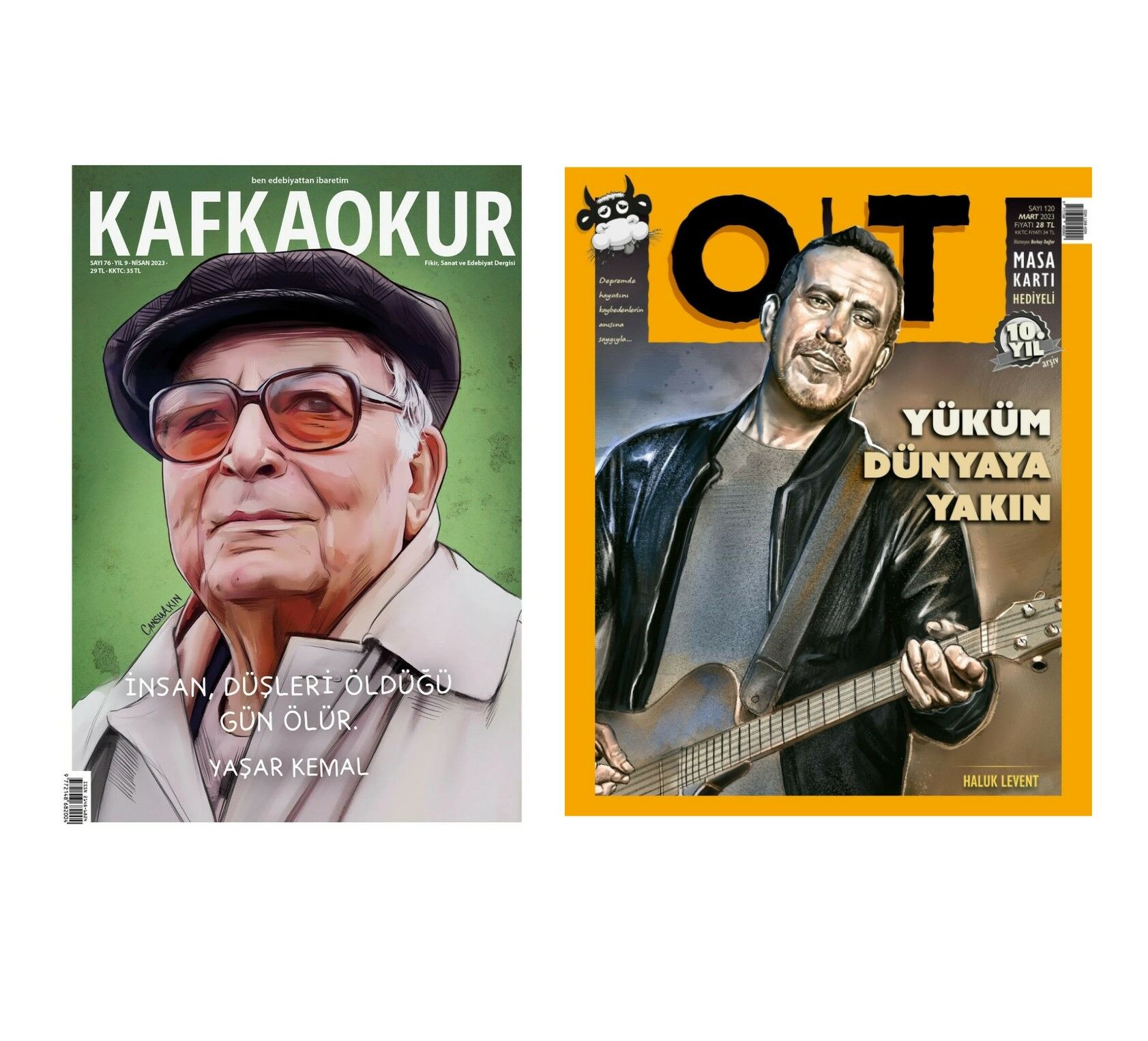 Kafkaokur Dergi + OT Dergi Yıllık Abonelik (Mayıs 2025 - Nisan 2026)