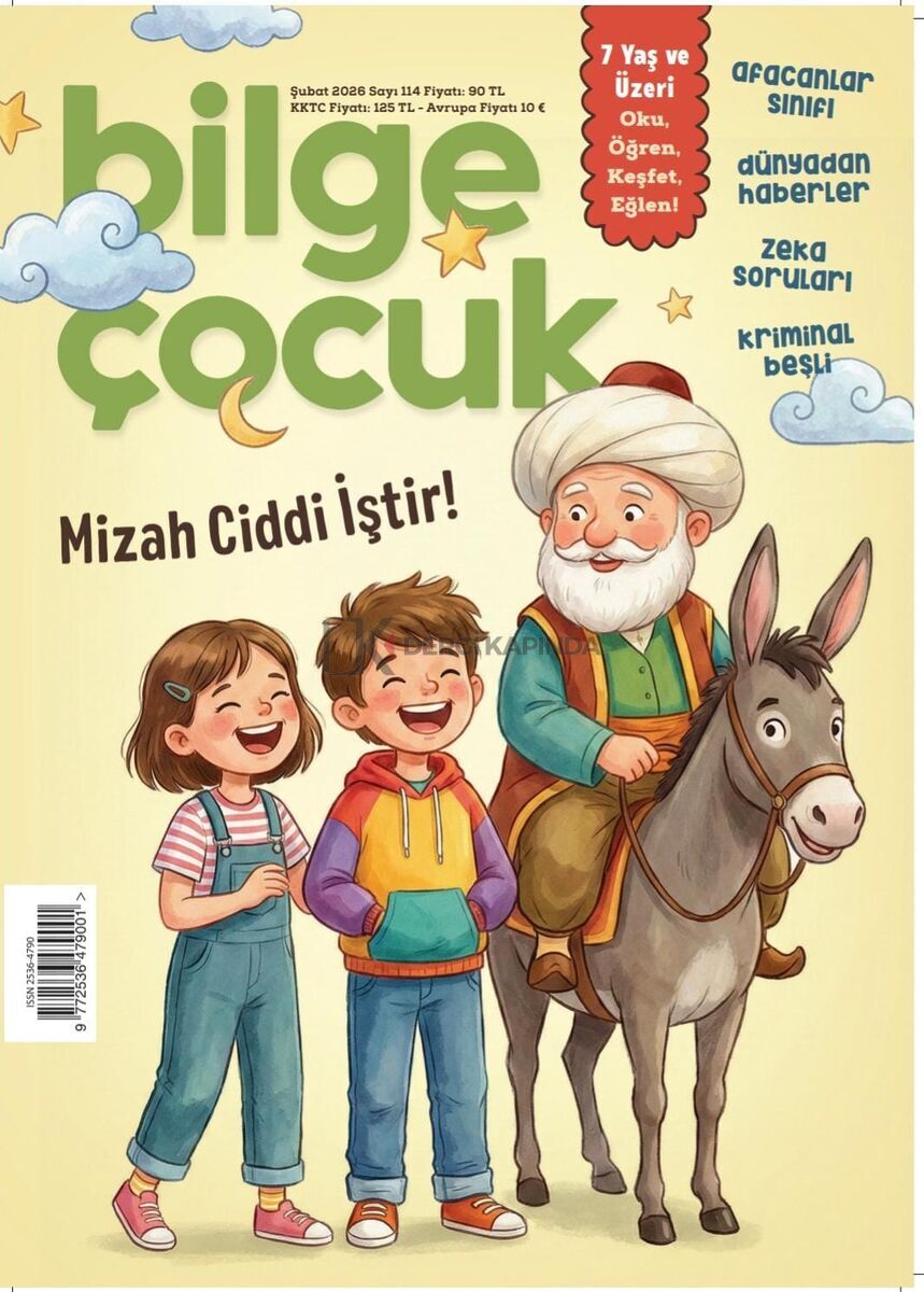 Bilge Çocuk Dergi Şubat 2026 (7-12 yaş)