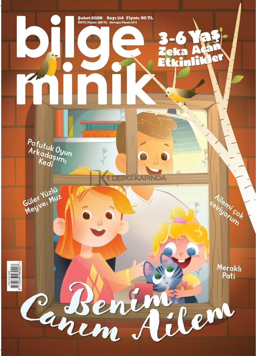 Bilge Minik Dergi Şubat 2026 (3-6 yaş)