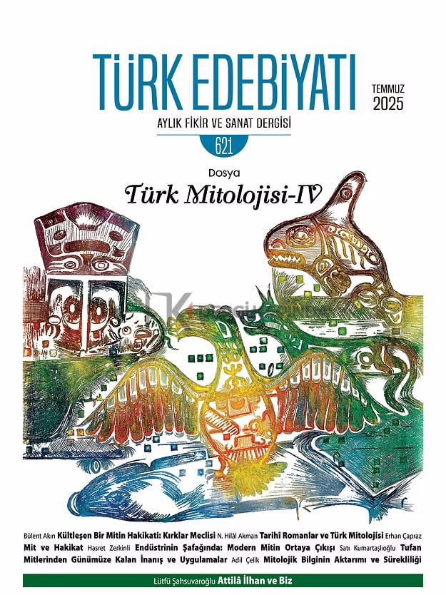 Türk Edebiyatı Dergi 621.Sayı Temmuz 2025