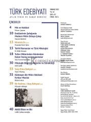 Türk Edebiyatı Dergi 621.Sayı Temmuz 2025
