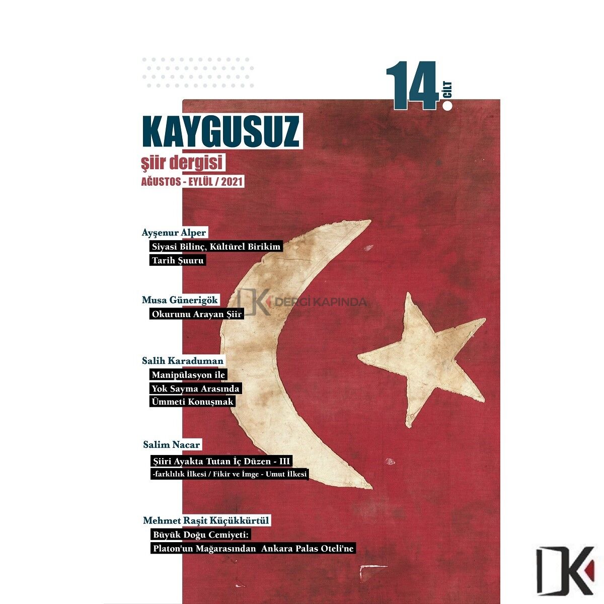 Kaygusuz Şiir 14.Sayı Ağustos-Eylül 2021