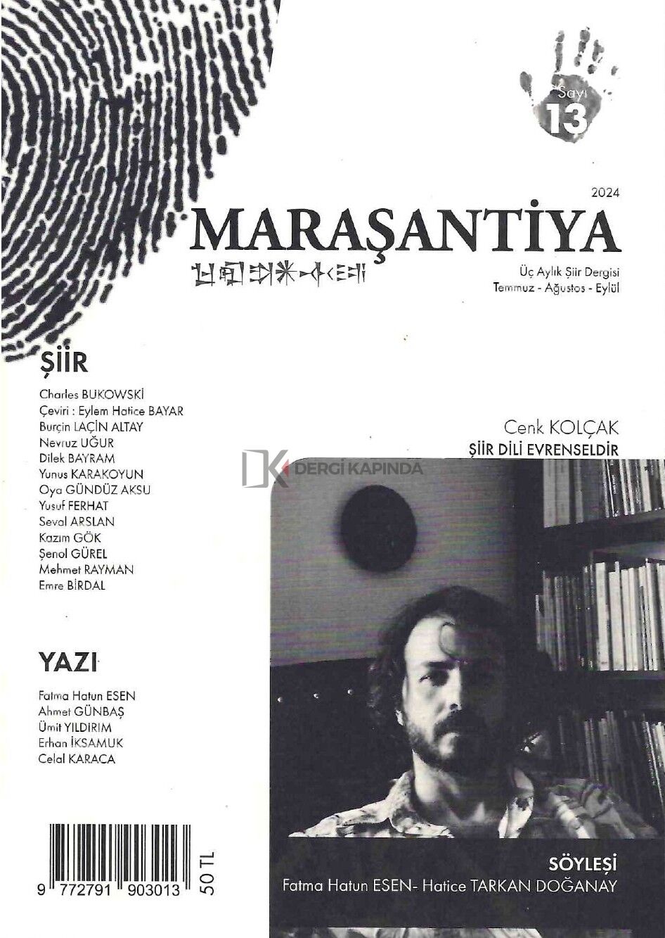 Maraşantiya Dergi 13.Sayı Temmuz-Ağustos-Eylül 2024