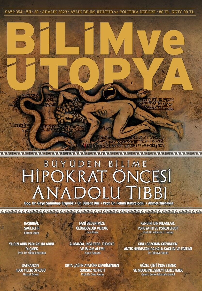 Bilim ve Ütopya 354.Sayı Aralık 2023