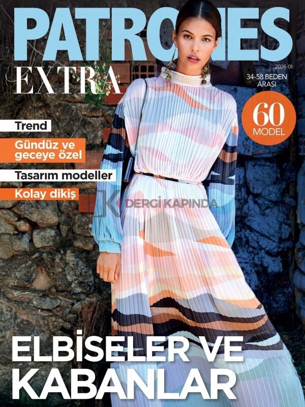 Patrones Dergi Extra Elbiseler ve Kabanlar 2026/01