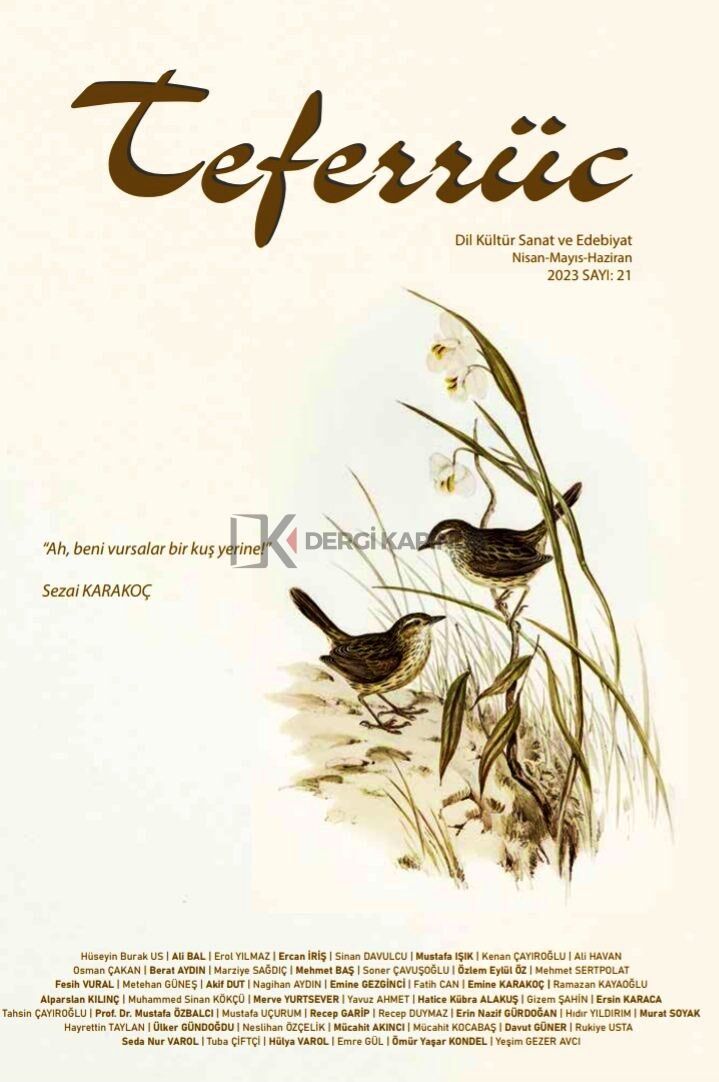 Teferrüc 21.Sayı Nisan-Mayıs-Haziran 2023