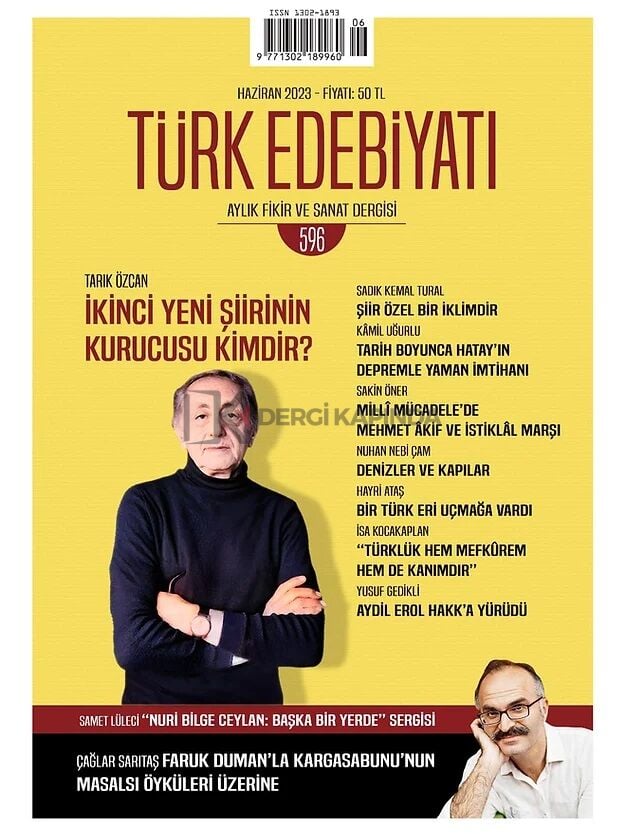 Türk Edebiyatı 596.Sayı Haziran 2023