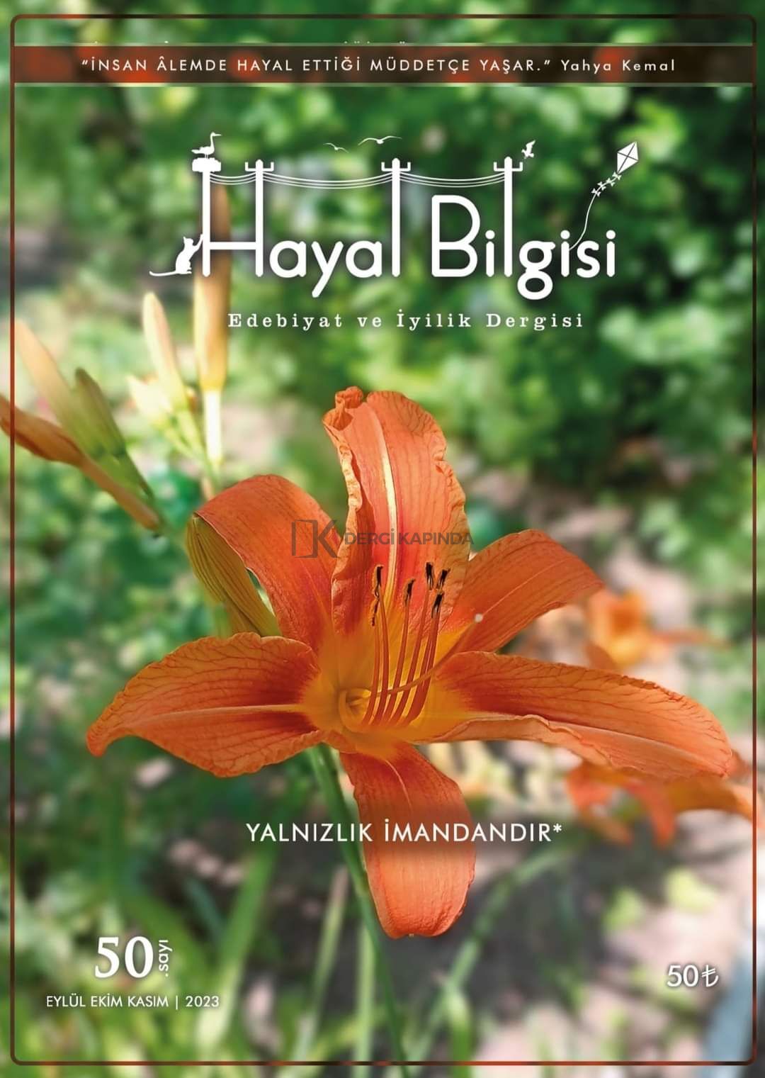 Hayal Bilgisi 50.Sayı Eylül-Ekim-Kasım 2023