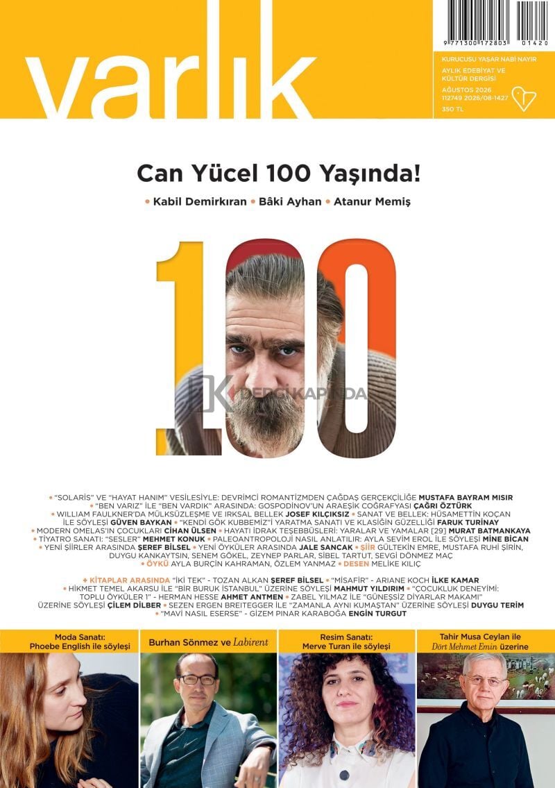 Varlık Dergisi 1427.Sayı Ağustos 2026