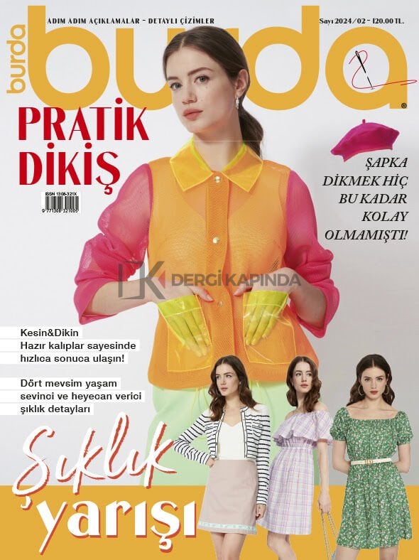 Burda Dergi Pratik Dikiş 2024/02