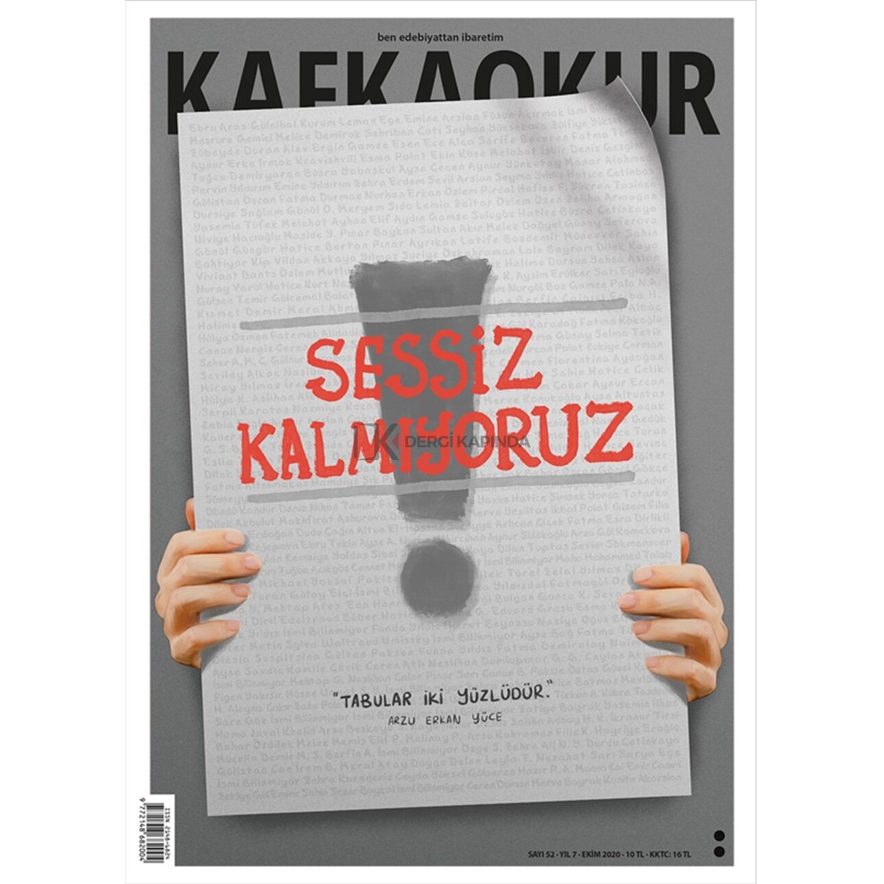 Kafkaokur 52.Sayı Ekim 2020