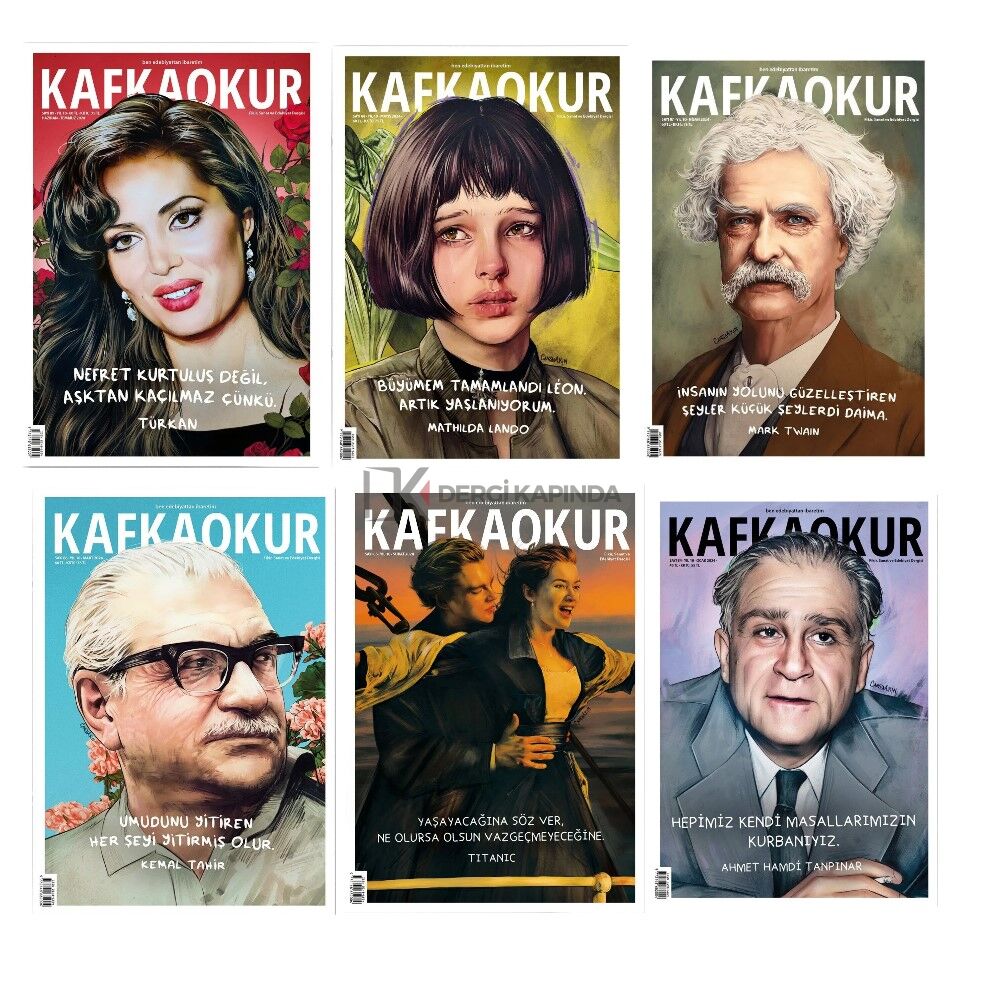 KAFKAOKUR Dergi 2024 (Ocak-Haziran altı sayı paketi)