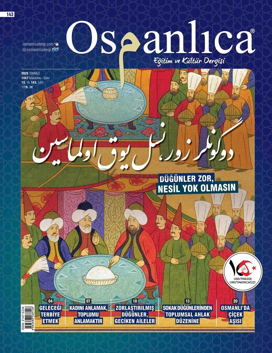Osmanlıca Dergi 143.Sayı Temmuz 2025
