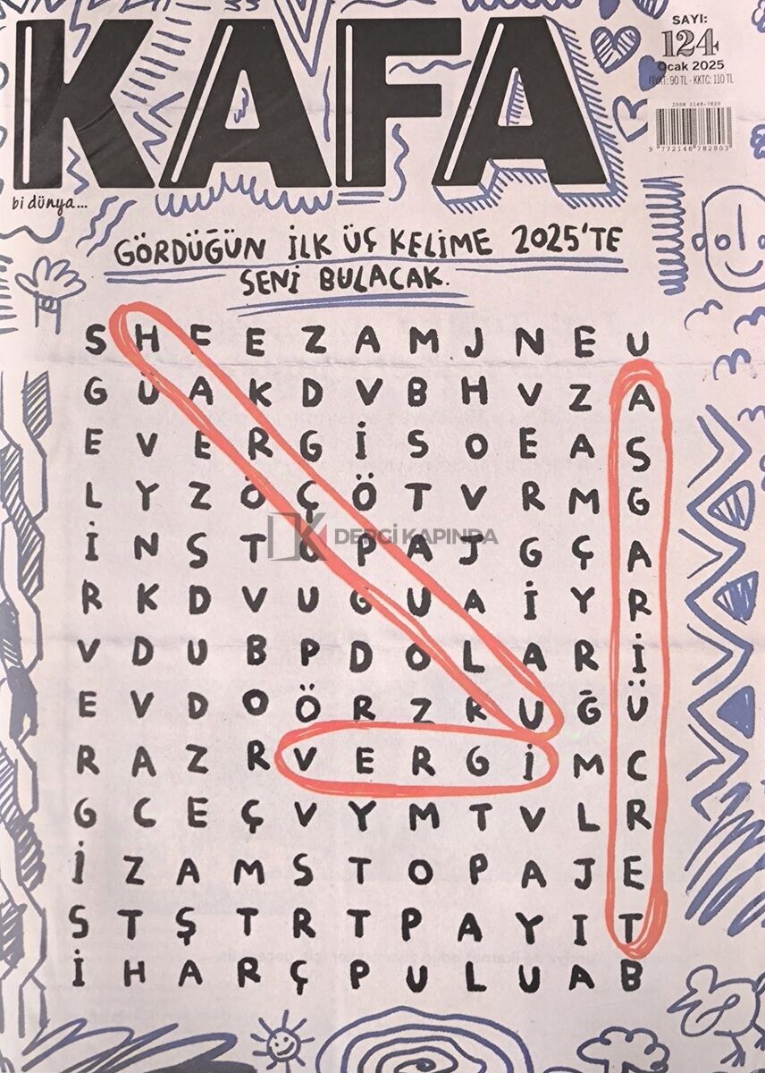 Kafa Dergi 124.Sayı Ocak 2025