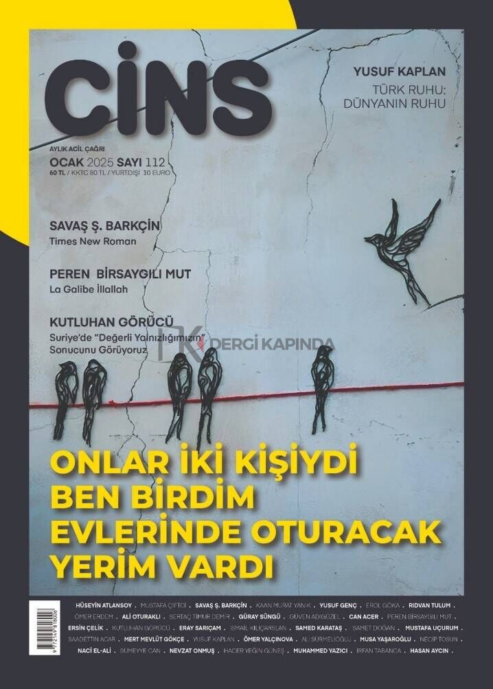 Cins Dergi 112.Sayı Ocak 2025