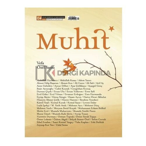 Muhit 4.Sayı Nisan 2020
